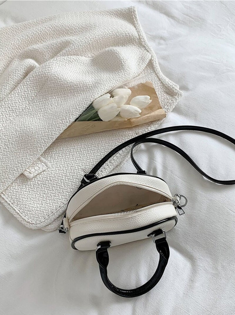 Osman White Sling Bag for Women - Image 3